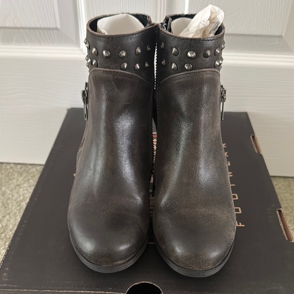 Harley-Davidson Gray Wexford Studded Boots - Picture 2 of 9